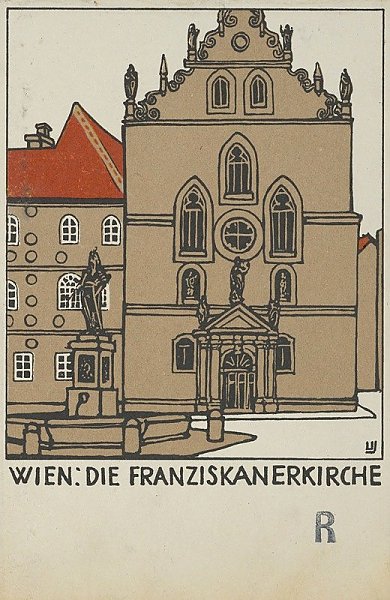 Постер Жанке Урбан Wien; Die Franziskanerkirche