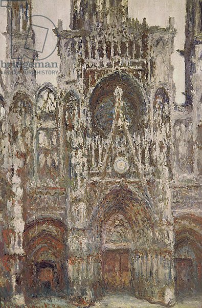 Rouen Cathedral, evening, harmony in brown, 1894