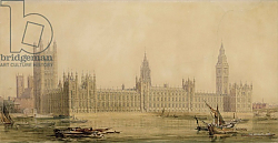 Постер Барри Чарльз Perspective View of the new Houses of Parliament, c.1840s Постер Барри Чарльз Perspective View of the new Houses of Parliament, c.1840s