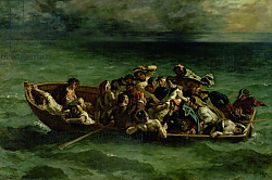 Постер Делакруа Эжен (Eugene Delacroix) The Shipwreck of Don Juan, 1840 Постер Делакруа Эжен (Eugene Delacroix) The Shipwreck of Don Juan, 1840