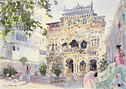 Постер Виллис Люси (совр) House on the Hill, Bombay, 1991 Постер Виллис Люси (совр) House on the Hill, Bombay, 1991