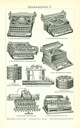 Постер Schreibmaschinen II