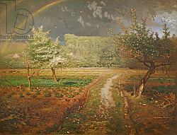 Постер Милле, Жан-Франсуа Spring at Barbizon, 1868-73 Постер Милле, Жан-Франсуа Spring at Barbizon, 1868-73