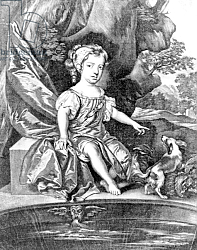 Постер Лелу Питер Her Grace The Duchess of Somerset, published by Alex Browne, c.1680s Постер Лелу Питер Her Grace The Duchess of Somerset, published by Alex Browne, c.1680s