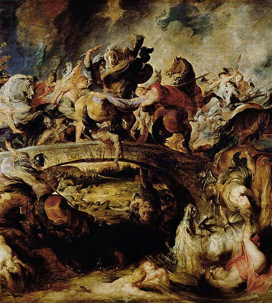 Battle of the Amazons and Greeks, c.1617