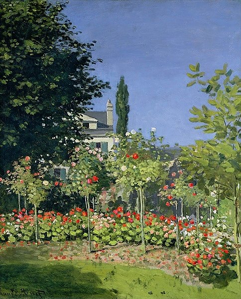 Flowering Garden at Sainte-Adresse, c.1866