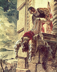 Постер Брюллов Карл The assassination of Prince Andrew of Hungary at Queen Joan I of Naples behest, 18th September 1835 Постер Брюллов Карл The assassination of Prince Andrew of Hungary at Queen Joan I of Naples behest, 18th September 1835