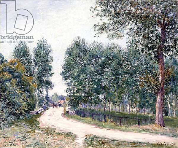 The Road of Saint-Mammes - In the morning, 1890
