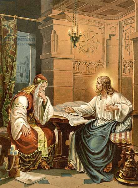 Christ's conversation with Nicodemus