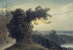 Постер Козенс Джон (акв) The Lake of Albano and Castle Gandolfo, c.1783-85 Постер Козенс Джон (акв) The Lake of Albano and Castle Gandolfo, c.1783-85