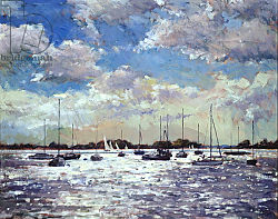 Постер Гланвиль Кристофер (совр) Evening Light, Gulf of Morbihan, 2002 Постер Гланвиль Кристофер (совр) Evening Light, Gulf of Morbihan, 2002