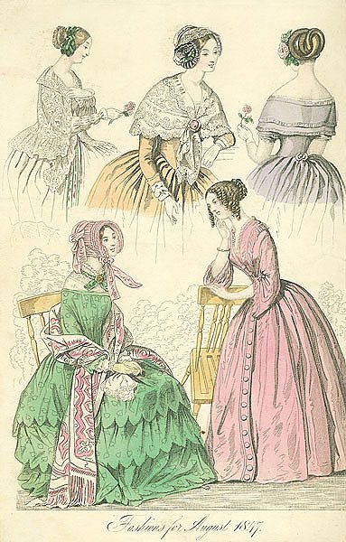 Fashions for August 1847 1