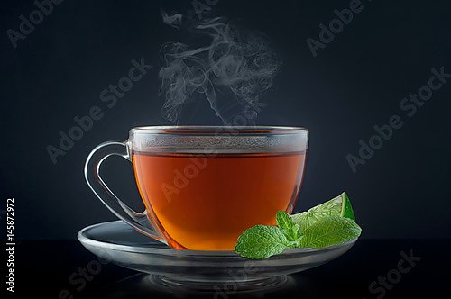 Чай с мятой и лаймом