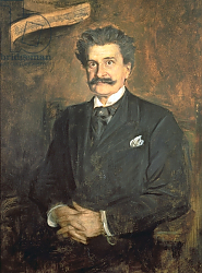 Постер Ленбах Франц Johann Strauss the Younger, 1895 Постер Ленбах Франц Johann Strauss the Younger, 1895