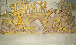 Постер Мозер Коло Clash of the Titans; Kampf der Titanen, c.1913-1915 Постер Мозер Коло Clash of the Titans; Kampf der Titanen, c.1913-1915