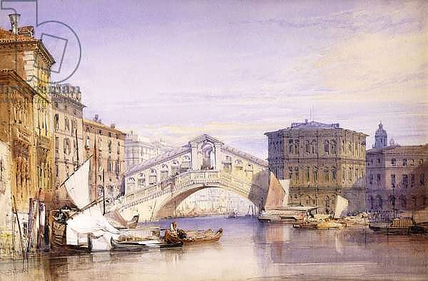 The Rialto from the Grand Canal, 1852