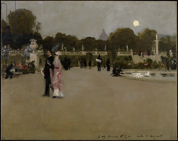 Luxembourg Gardens at Twilight, 1879