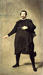 Постер Веласкес Диего (DiegoVelazquez) Portrait of the Buffoon Pablo de Valladolid, c.1632 Постер Веласкес Диего (DiegoVelazquez) Portrait of the Buffoon Pablo de Valladolid, c.1632