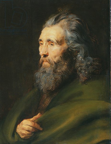 Head Study of a Bearded Man, c.1617