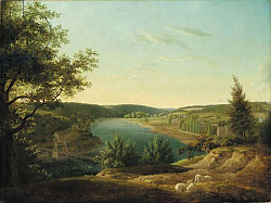 Постер Бирх Томас View of the Chain Bridge and Falls of the Schuylkill, Five Miles from Philadelphia Постер Бирх Томас View of the Chain Bridge and Falls of the Schuylkill, Five Miles from Philadelphia