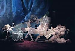 Постер Какульт Даниэль (совр) The Young Bride and her friends, from 'Bluebeard' by Charles Perrault Постер Какульт Даниэль (совр) The Young Bride and her friends, from 'Bluebeard' by Charles Perrault