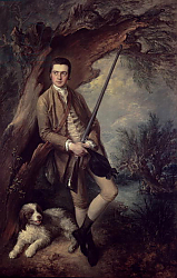 Постер Гейнсборо Томас William Poyntz of Midgham and his Dog Amber Постер Гейнсборо Томас William Poyntz of Midgham and his Dog Amber