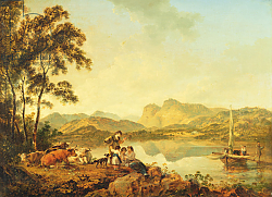 Постер Ибертсон Юлиус Langdale Pikes from Lowood, c.1800-06 Постер Ибертсон Юлиус Langdale Pikes from Lowood, c.1800-06