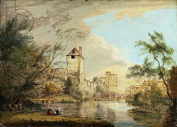 An Unfinished View of the West Gate, Canterbury, c.1790-1800