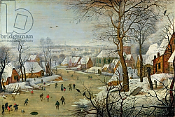 Постер Брейгель Питер Старший Winter Landscape with Skaters and a Bird Trap Постер Брейгель Питер Старший Winter Landscape with Skaters and a Bird Trap