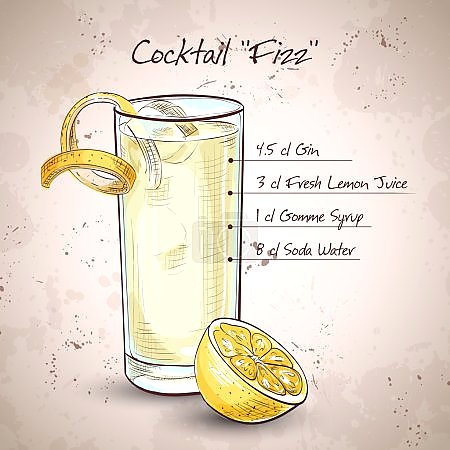 Коктейль Джин Физз