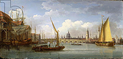 Постер Андресон Уильям London Bridge, with St. Paul's Cathedral in the Distance, 1815 Постер Андресон Уильям London Bridge, with St. Paul's Cathedral in the Distance, 1815