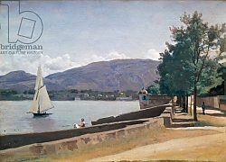 Постер Коро Жан (Jean-Baptiste Corot) The Quai des Paquis, Geneva, c.1842 Постер Коро Жан (Jean-Baptiste Corot) The Quai des Paquis, Geneva, c.1842