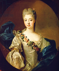 Постер Гоберт Portrait of Charlotte Aglae of Orleans, 1720s Постер Гоберт Portrait of Charlotte Aglae of Orleans, 1720s