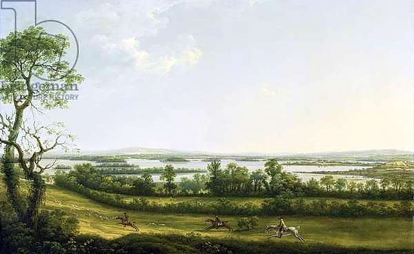 Lough Erne from Knock Ninney, with Bellisle in the Distance, County Fermanagh, Ireland, 1771