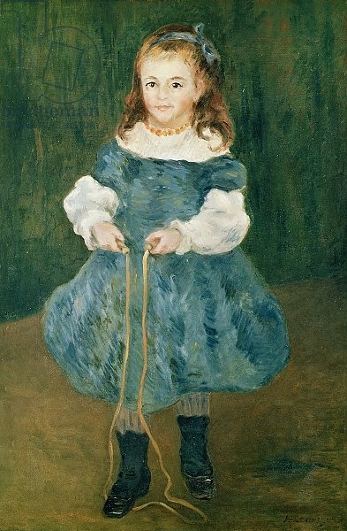 Girl with a skipping rope, 1876