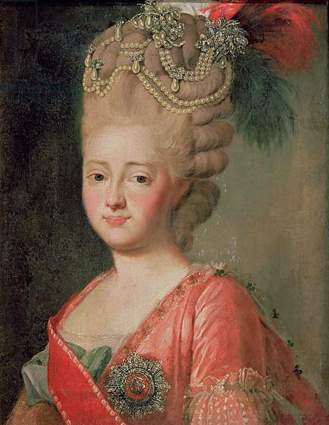 Portrait of Empress Maria Fyodorina, 1770s