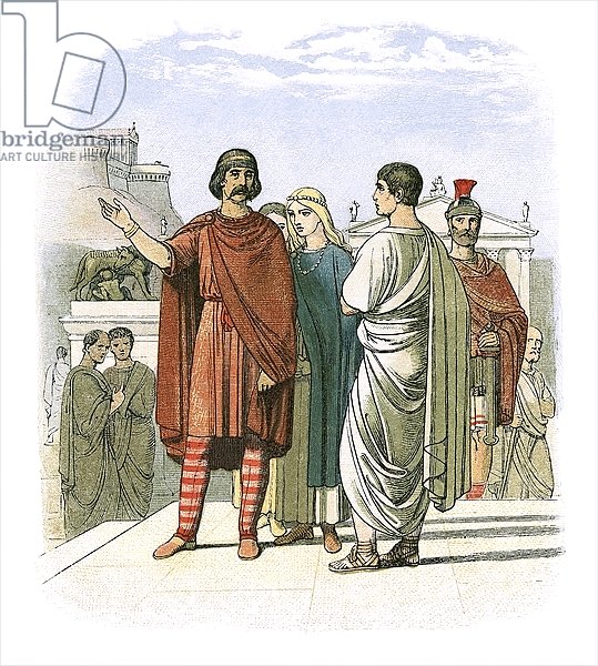 Caractacus at Rome in AD 52
