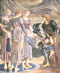 Постер Берне-Джонс Эдвард Perseus and the Sea Nymphs, c.1876 Постер Берне-Джонс Эдвард Perseus and the Sea Nymphs, c.1876