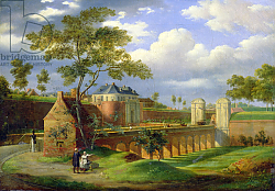 Постер Леборн Жозеф View of the Porte de Valenciennes in Douai, 1823 Постер Леборн Жозеф View of the Porte de Valenciennes in Douai, 1823