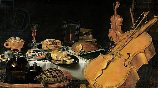Still Life with Musical Instruments, 1623