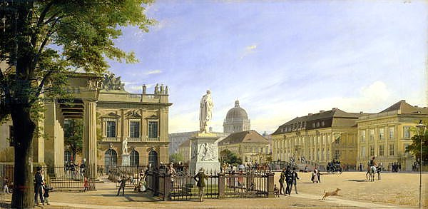New Guardshouse, Arsenal, Prince's Palace and Castle in Berlin, 1849