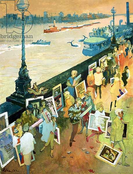 Thames Embankment, front cover of 'Undercover' magazine, published December 1985