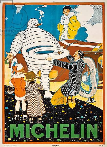 Advertising poster for Michelin, c. 1925