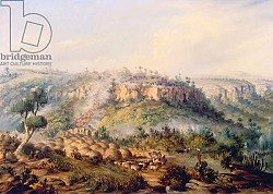 Постер Бэйнс Томас Attack on Stocks Kraall in the Fish River Bush Постер Бэйнс Томас Attack on Stocks Kraall in the Fish River Bush
