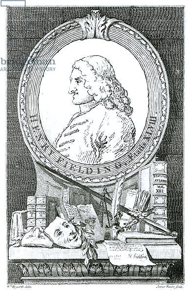 Henry Fielding at the Age of Forty Eight, engraved by James Basire
