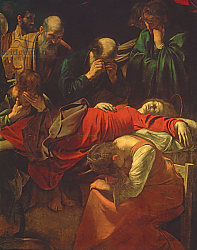 Постер Караваджо (Caravaggio) The Death of the Virgin, 1605-06 Постер Караваджо (Caravaggio) The Death of the Virgin, 1605-06