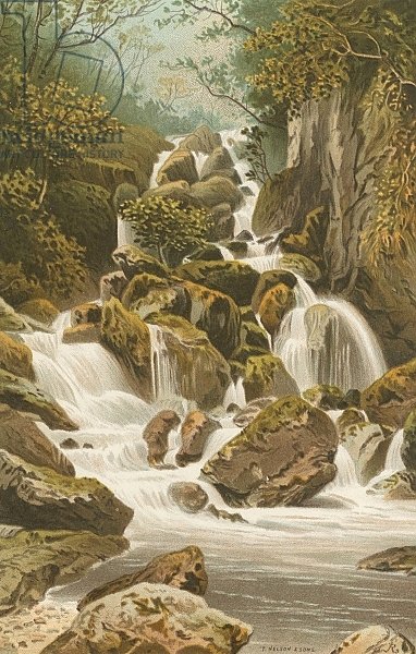 Lodore Falls--Derwentwater