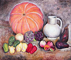 Постер Машков Илья Still life with Vegetables, 1914 Постер Машков Илья Still life with Vegetables, 1914