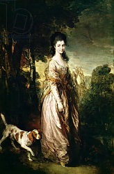 Постер Гейнсборо Томас Portrait of Mrs. Lowndes-Stone c.1775 Постер Гейнсборо Томас Portrait of Mrs. Lowndes-Stone c.1775