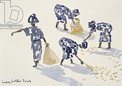 Постер Виллис Люси (совр) Clearing Leaves, Senegal, 2003 Постер Виллис Люси (совр) Clearing Leaves, Senegal, 2003